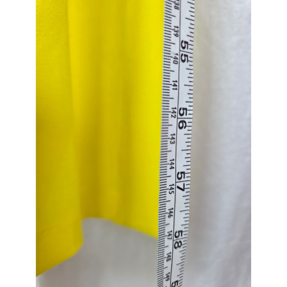 New! Belle Badgley Mischka Yellow Halter Neck Maxi Dress Size 12 Formal gown - Picture 8 of 11